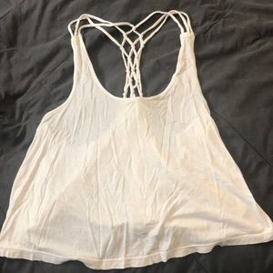 White Forever 21 tank top, size S